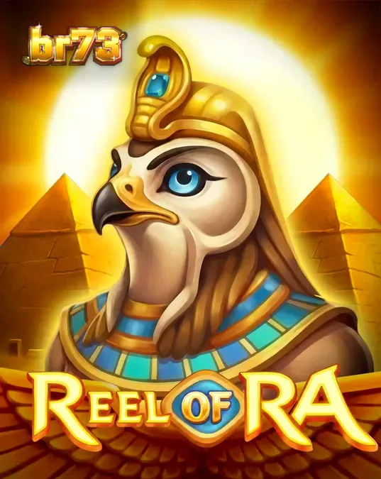 Interface do slot Reel of Ra com símbolos egípcios e carretel multiplicador